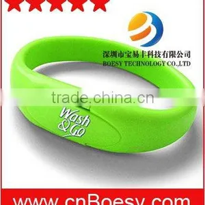Hot Sale Gift Wristband USB Drive, Bracelet USB Stick . thumbnail-1