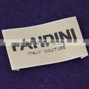 Shenzhen Hot Sale Clothing Center Fold Computerized Woven Label thumbnail-1