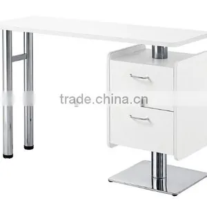 White Nail Salon Glass Top Manicure Table With Exhaust Fan Quality Choice Most Popular thumbnail-4