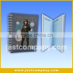 Justin Bieber Gift Diary, Customized Music and Light Notebooks, A5 Size Notebooks thumbnail-3