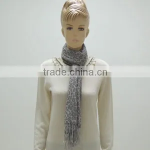 TYSAF047 Fashion Ladies' Spring&fall Viscose Leopard Pattern Scarf thumbnail-1