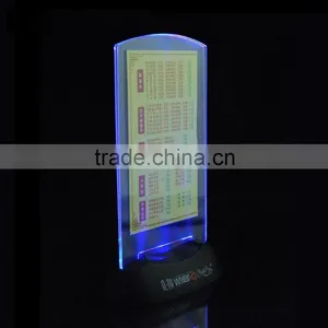 Led Acrylic Table Menu Display Holder,table Stand Menu Holder thumbnail-6