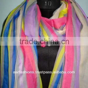 COTTON PRINTED SCARF 2014 thumbnail-1
