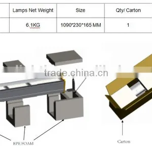 Cheap Price 150w UL CUL Approved 5 Years Warranty With Aluminum Body Led Linear Highbay Light for North American Market thumbnail-4