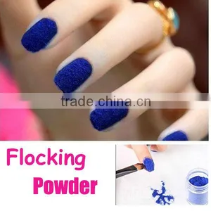 Fashional Nail Art New 12 Colors Velvet Powder Manicure Or Pedicures Nail Art Hotsale thumbnail-1