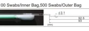 6'' Cleaning Foam Tip Swabs thumbnail-1