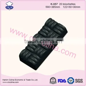 Food Grade Heat Resistant Black Cake Pan Baking Tools Silicone Cake Mold thumbnail-2