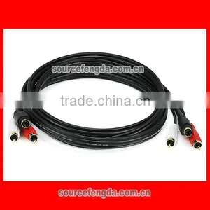High Quality A/V Cable Gold Plated / S-Video RCA Cable thumbnail-6