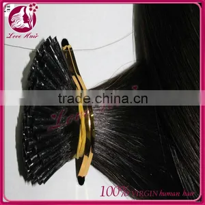 2014 Most Fashionable Halloween Hair,I-tip Hair ,virgin Brazilian Hair Extentions thumbnail-1