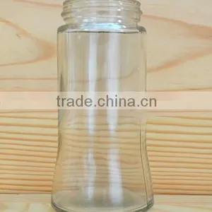 Clear Beverage Glass Bottles Fresh Fruit Juice Bottle With Screw Lid thumbnail-3
