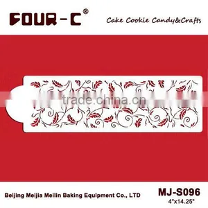 Oak Leaf Cake Decor Stencils,plastic Cake Stencil,new Arrivals Sugar Art Stencil thumbnail-1
