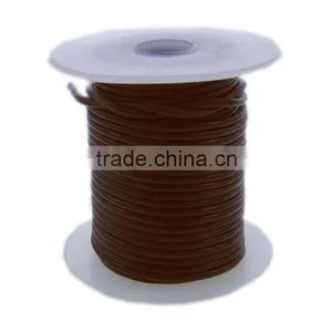 1mm Brown Round Leather Cords From Borg Export thumbnail-1