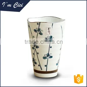 Chinese Flower Delicate Ceramic Mug CC-C014 thumbnail-1
