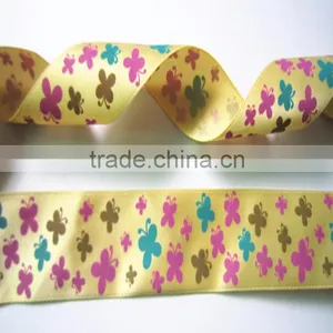 Printed Love Heart Colorful Satin Ribbon thumbnail-1