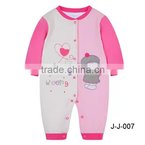 New Design Long Sleeve Baby Girls Baby Romper for Winter thumbnail-5