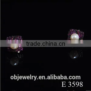 Fashion Dubai Gold Necklace Pendant With Earrings For Women/Pearls Earrings And Necklace thumbnail-3
