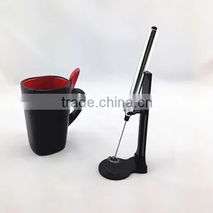 Aluminium Alloy Milk Frother With Stand thumbnail-2