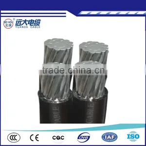 Low Voltage 25mm2 XLPE and PE Insulated AAC Conductor Overhead ABC Electric Cable thumbnail-1