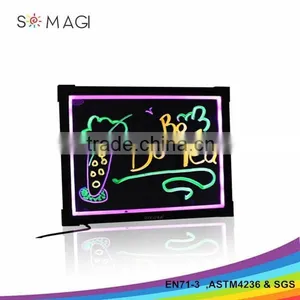 LED Fluorescent RGB Multi Full Color Led Fluorescent Writing Board thumbnail-4