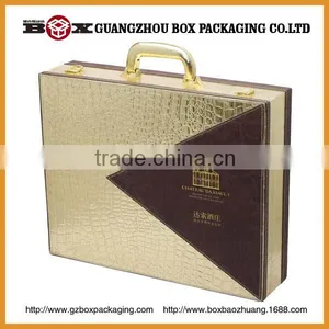 White Pu Leather Suite Case Storage Box thumbnail-3