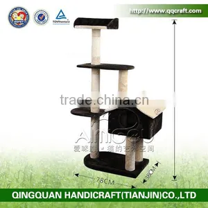 Low Price Wholesale Cat Products ; Scratching Post Scratcher Cat Tree House for Cat Tunner and Scratch thumbnail-1