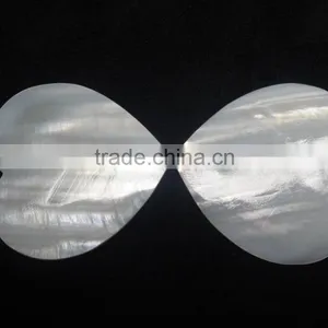 Heart Shape Mother of Pearl Gemstone Cabochon Very Pretty Stone With Nice Polish and Cutting thumbnail-5