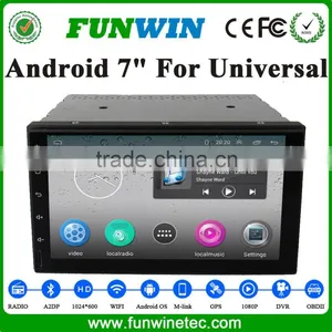 7" 2 Din Android Car Dvd Player for Universal With Car Gps Navigation Multimedia System Radio Bluetooth Support Mirror Link thumbnail-2