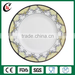 Hot Sale Ceramic White Hotel Used Dinner Plate 8 Inch thumbnail-6