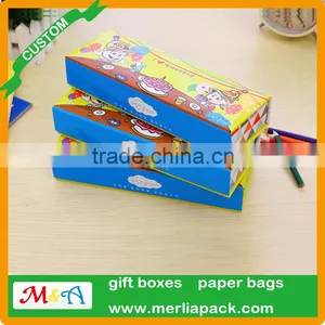Office Organizer Storage Paper Box Fountain Pens Ballpoint Pencils Box Set 8.3 x 3.3 x 2.2 ''inch thumbnail-1