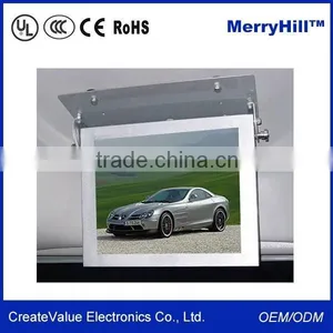LCD Video Screen 10" 12" 15" 17" 19" 22" Roof/Ceiling Mounting Car Monitor thumbnail-1