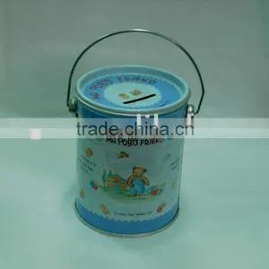 Tin Coin Bank,money Box, Money Bank thumbnail-1
