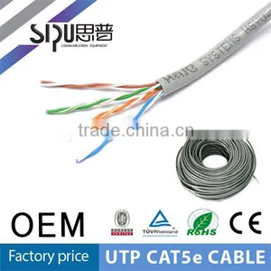 SIPU Cat5e UTP Network Cable AWG Telecom Level 305m/roll Unshielded Twist Pairs CCA/CCS Electric Scoter thumbnail-1