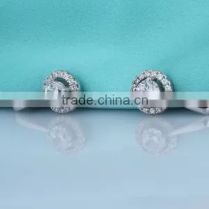 Fashion Design Cherry Shaped 925 Sterling Silver Ear Studs for Women thumbnail-3
