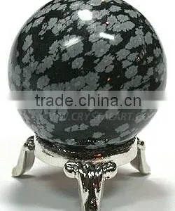 Snowflake Obsidian Spheres thumbnail-1