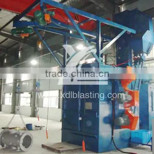 SXQ3720-3 Hook Type Shot Blasting Machine Ordered by British Customers thumbnail-1