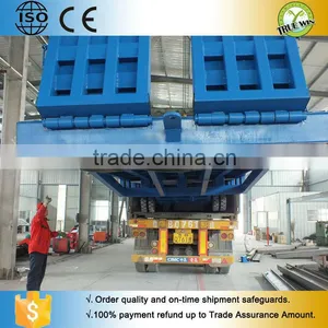 Solid Tyres FOUR-WHEEL Mobile Hydraulic Yard Ramp thumbnail-2