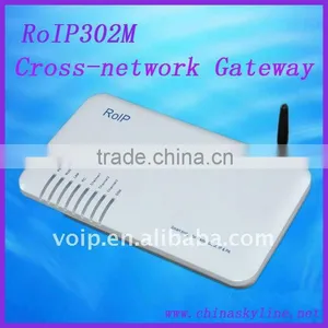 RoIP 302M,sip Server,Cross Network Gateway / Radio Gateway/voip Gateway thumbnail-1