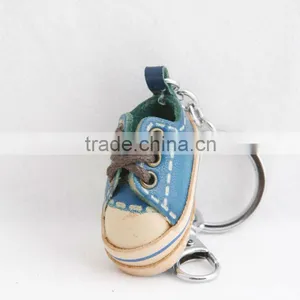 Handmade Leather Shoe Key Chain thumbnail-1