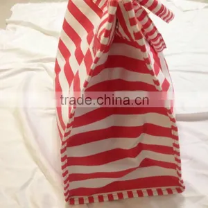 New Cotton Stripe Women Canvas/ Cottonr Tote Bags ,women Tote Bag (H81) thumbnail-1