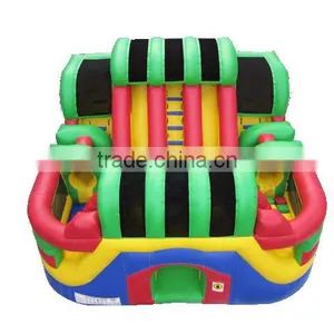 Inflatable Beauty Playground,crazy Labyrinth Slides,good Quality Fun City,huge Moonwalk thumbnail-1
