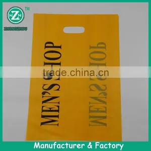 Beautiful LDPE Plastic Die Cut Bags With Printing for Shopping Shoes Clothes Candy thumbnail-1