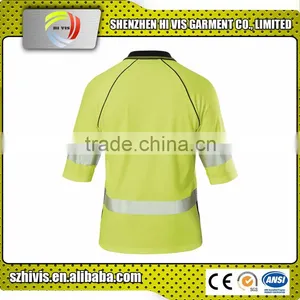 Wholesale Custom Made New Design Fashion Cheap Hi Vis Polo Shirt thumbnail-1