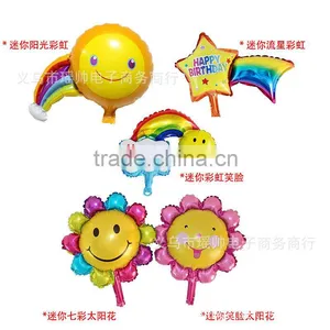 Double Heart Cartoon Balloons Aluminium Christmas Balloons,inflatable Cartoon Balloon thumbnail-4