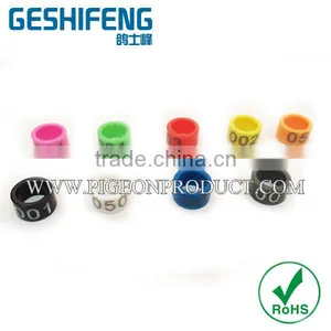 Colorful Plastic Racing Pigeon Ring ,canary Bird Band,sparrow Ring thumbnail-2