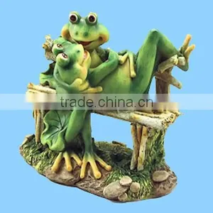 For Couple Frog Chinese Ceramic Animal Figurines thumbnail-1