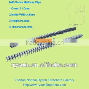Compressible Mattress Spring Clips thumbnail-1