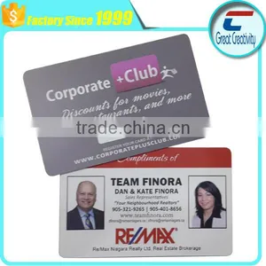 Dual Sided Offset Printing Plastic Photo ID Business Card thumbnail-1