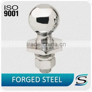 1045 Steel Forged Chrome Plated Trailer Hitch Ball thumbnail-1