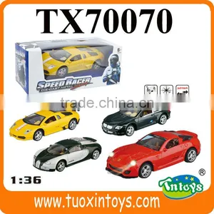 1:36 Die Cast Pull Back Car Toy With Light and Sound TX70070 thumbnail-1