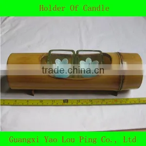 Fashion Nature Bamboo Candle Holder Design thumbnail-1